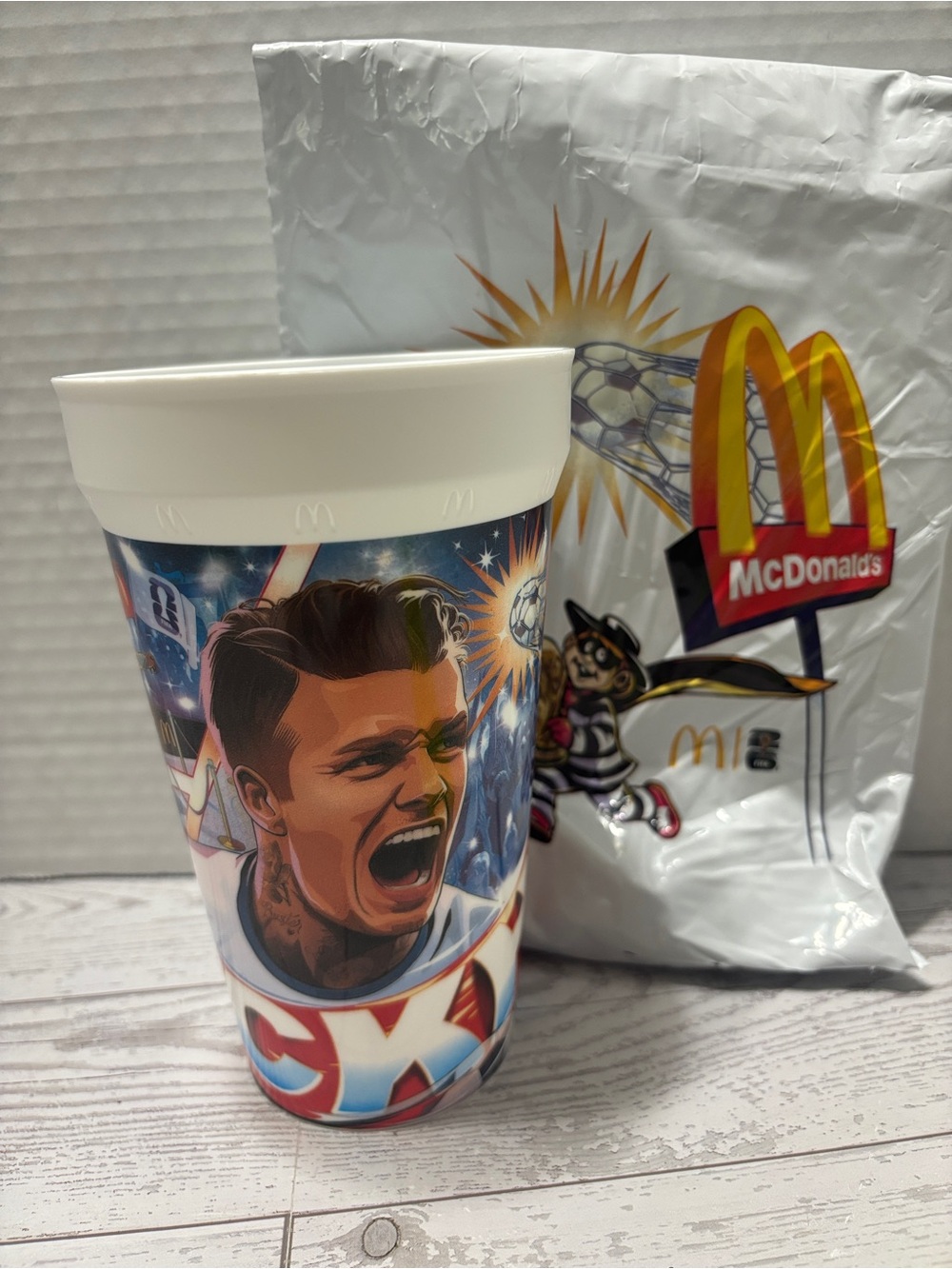 McDonald's David Beckham Soccer Player FIFA 2026 Collectible Cup